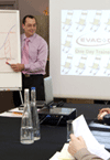PRODUCT WARRANTIES ARE NO SUBSTITUTE   FOR TRAINING AND SERVICING WARNS EVAC+CHAIR 